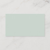 Eukalyptus-Script-Display-Brautparty Begleitkarte (Rückseite)