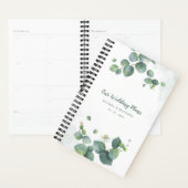 Eukalyptus Script Greenery Botanische Hochzeit Planer (Anzeige)