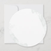 Eukalyptus Script Modernes Brautparty Einladung (Rückseite)