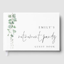 Eukalyptus-Script-Party für Wasserfarben