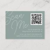 Eukalyptus | Script Watermark QR Code UAWG Begleitkarte (Vorderseite)