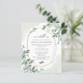 Eukalyptus Script Wedding Vow Renewal (Stehend Vorderseite)