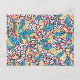 Eukalyptus Seed Australian Pflanze Botanisches Mus Postkarte