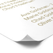 Eukalyptus-Seetabelle mit Goldmedaille Poster (Ecke)