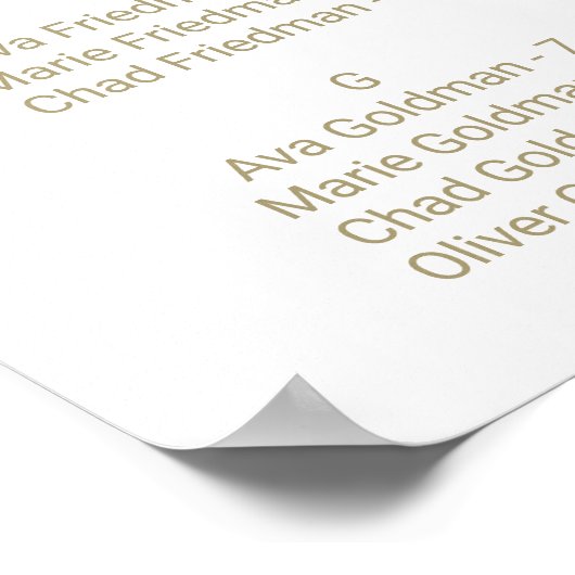 Eukalyptus-Seetabelle mit Goldmedaille Poster (Ecke)