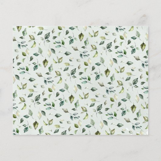 Eukalyptus Share a Date Ideo Shower Game Card Flyer (Hinten)