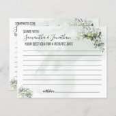 Eukalyptus Share Date Idee Duschen Bilingspiel (Vorne/Hinten)