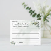 Eukalyptus Share Date Idee Duschen Bilingspiel (Stehend Vorderseite)