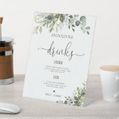 Eukalyptus-Signature-Drinks-Schild Sockelschild (In SItu)