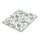 Eukalyptus-silberner Dollar-Baum-Laub-Muster Fliese (Seite)