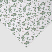Eukalyptus-silberner Dollar-Baum-Laub-Muster Seidenpapier (Ausschnitt)