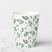 Eukalyptus Silver Dollar Pappbecher (Vorderseite)