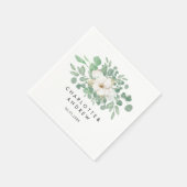 Eukalyptus simpel serviette (Ecke)