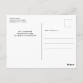 Eukalyptus Slate Brautparty Postkarte (Rückseite)