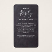 Eukalyptus Slate Wedding Website QR Code UAWG (Rückseite)