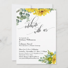 Eukalyptus-Sonnenblume feiert mit US-Empfang Einladung