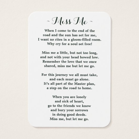 Eukalyptus-Sonnenblume Foto Beerdigungskarte (Rückseite)