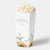 Eukalyptus-Sonnenblume-Liebe im Brautparty Bloom Geschenkschachtel (Geplatzt)