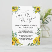 Eukalyptus Sonnenblume Probieren wir diese Karte n (Stehend Vorderseite)