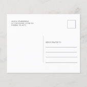 Eukalyptus-Sonnenblumen-Umschließungskarte RSVP (Rückseite)