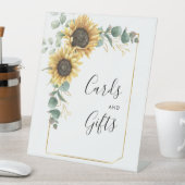 Eukalyptus Sonnenblumenkarten und Geschenke für Br Sockelschild (In Situ)