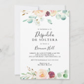 Eukalyptus Spanisches Brautparty Einladung (Vorderseite)