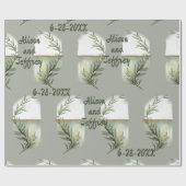 Eukalyptus Sprig Personalisiert Geschenkpapier (Flach)