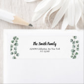 Eukalyptus Spring Summer Return Address Label (Insitu)