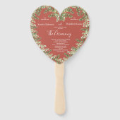 Eukalyptus Starfish Herbst Herbst Terrakotta Fächer (Vorderseite)