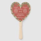 Eukalyptus Starfish Herbst Herbst Terrakotta Fächer (Rückseite)