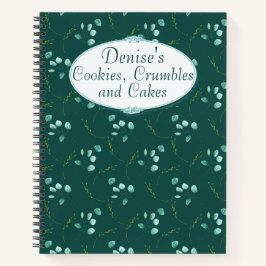 Eukalyptus Stems Rezept-Notebook Notizblock