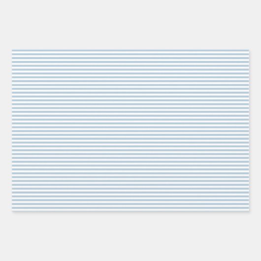 Eukalyptus-Streifen Geschenkpapier Set (Vorderseite 2)