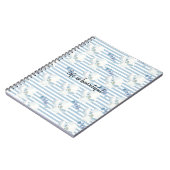 Eukalyptus-Streifen Notizblock (Linke Seite)