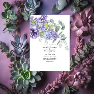 Eukalyptus succulents QR Code UAWG Wedding Einladung