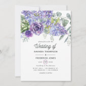 Eukalyptus succulents Wedding Einladung (Vorderseite)