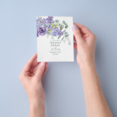 Eukalyptus succulents Wedding Flyer (Gruppe)