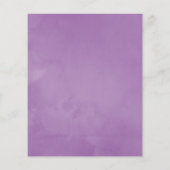 Eukalyptus succulents Wedding Flyer (Hinten)