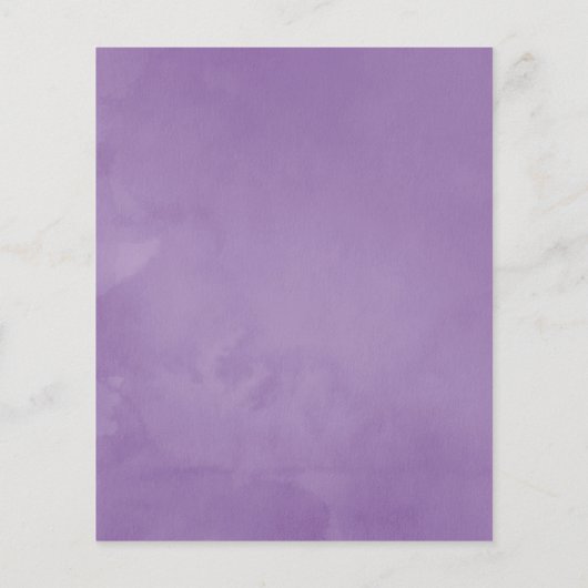 Eukalyptus succulents Wedding Flyer (Hinten)