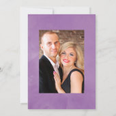 Eukalyptus succulents Wedding Foto Einladung (Rückseite)