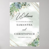 Eukalyptus succultus Herzlich willkommen im Zeiche Poster (Vorne)