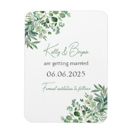 Eukalyptus Suite - Speichern Sie das Date Magnet