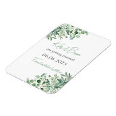 Eukalyptus Suite - Speichern Sie das Date Magnet (Linke Seite)