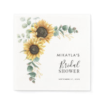 Eukalyptus Sunflower Blume Brautparty Paper