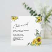 Eukalyptus Sunflower Datum Ankündigung aufgeschobe (Stehend Vorderseite)