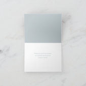 Eukalyptus Sunflower Ewiges Memory Beileid Karte (Innenseite)