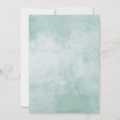 Eukalyptus Sunflower Islamische Hochzeit Einladung (Rückseite)