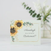 Eukalyptus Sunflower ist meine Bridesmaid (Stehend Vorderseite)