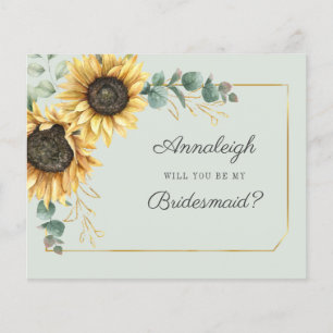 Eukalyptus Sunflower ist meine Bridesmaid