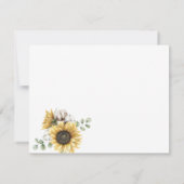 Eukalyptus Sunflower Pregnant Sonogram Baby Reveal (Rückseite)