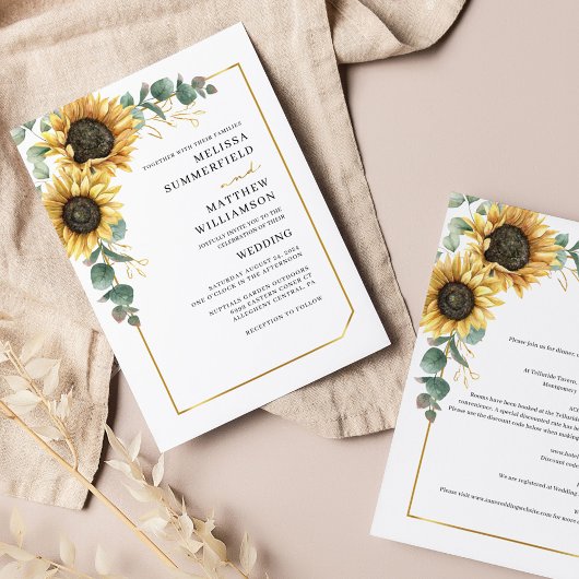 Eukalyptus Sunflower Wedding All-in-One